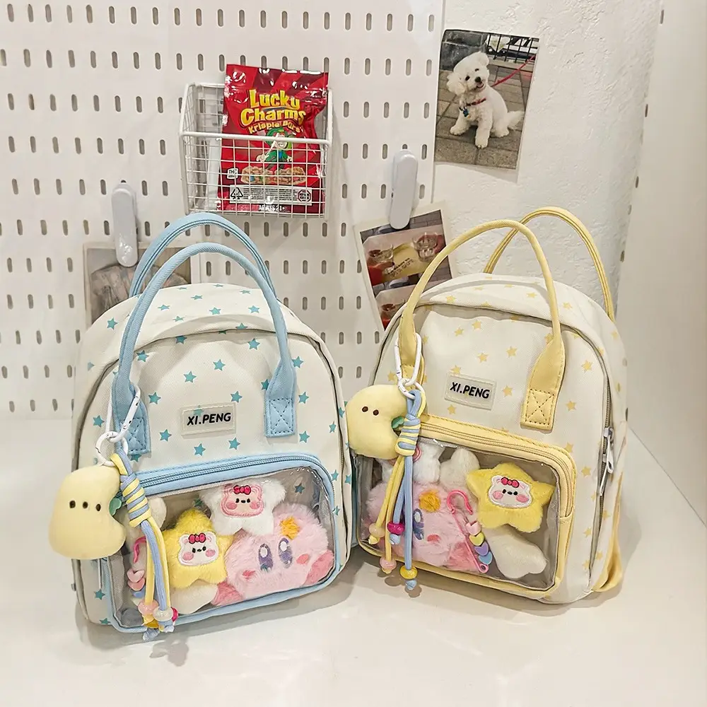 Cute Transparent Shoulder Bags for Girls Travel College Baby Luggage - Image 7