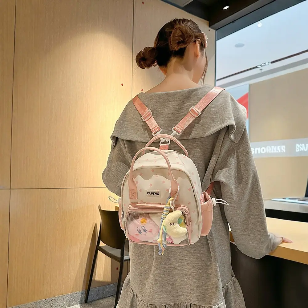 Cute Transparent Shoulder Bags for Girls Travel College Baby Luggage - Image 8