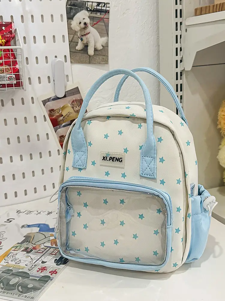Cute Transparent Shoulder Bags for Girls Travel College Baby Luggage — feature 15