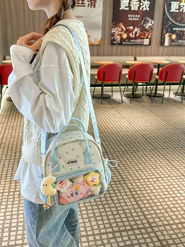 Cute Transparent Shoulder Bags for Girls Travel College Baby Luggage — feature 24
