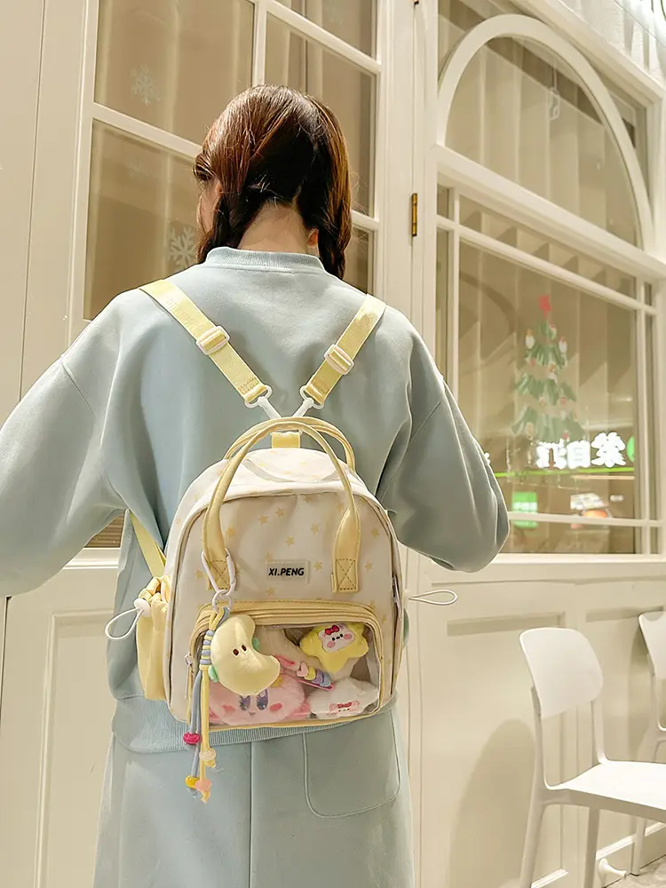 Cute Transparent Shoulder Bags for Girls Travel College Baby Luggage — feature 30