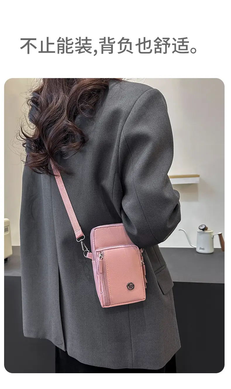Pink Crossbody Shoulder Bag for Women — feature 10