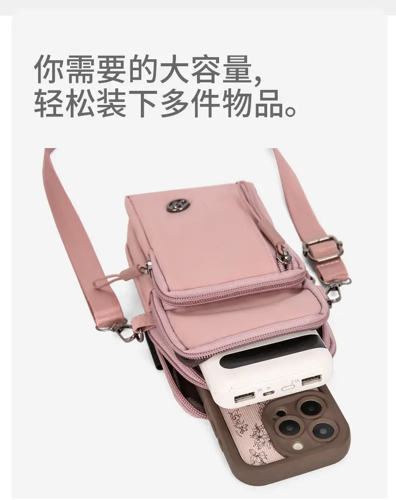 Pink Crossbody Shoulder Bag for Women — feature 8