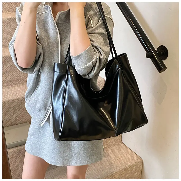 Blue Vintage Commuter Tote Bag Large Capacity Women's 2025 New Fashion — feature 16