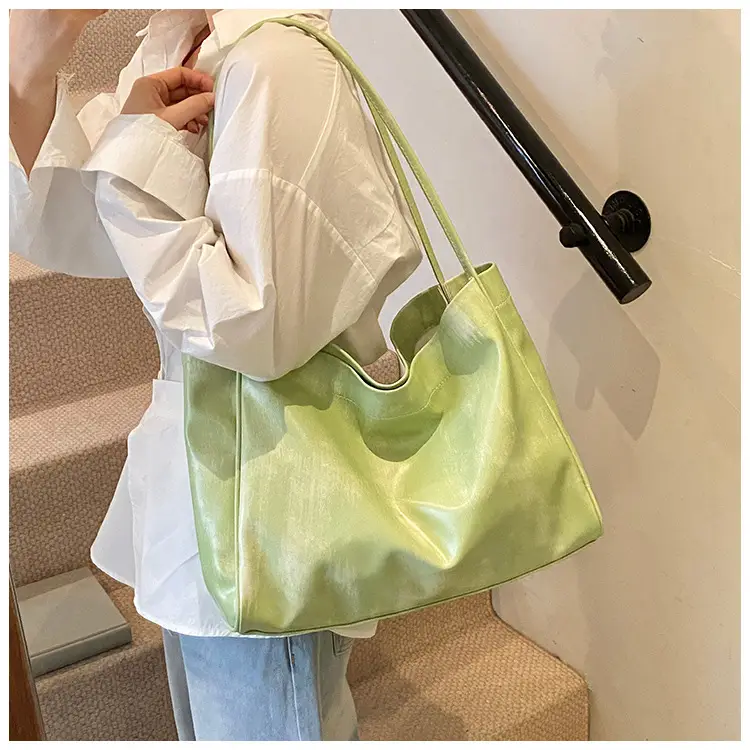 Blue Vintage Commuter Tote Bag Large Capacity Women's 2025 New Fashion — feature 22