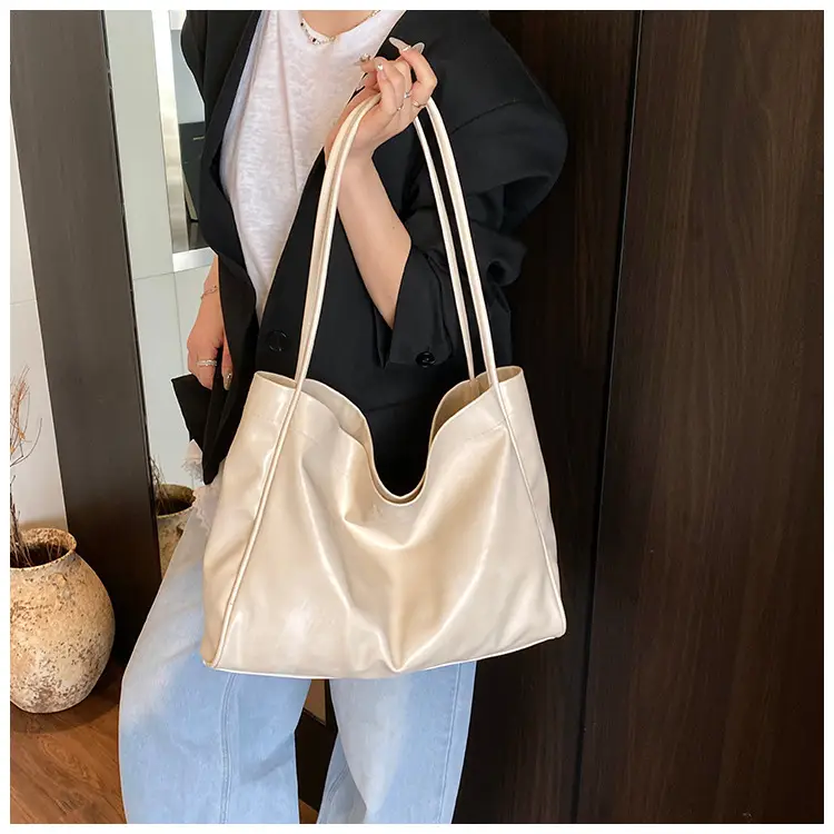 Blue Vintage Commuter Tote Bag Large Capacity Women's 2025 New Fashion — feature 31
