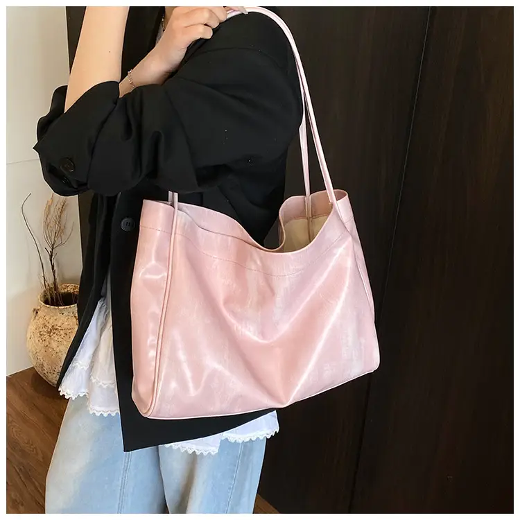 Blue Vintage Commuter Tote Bag Large Capacity Women's 2025 New Fashion — feature 38