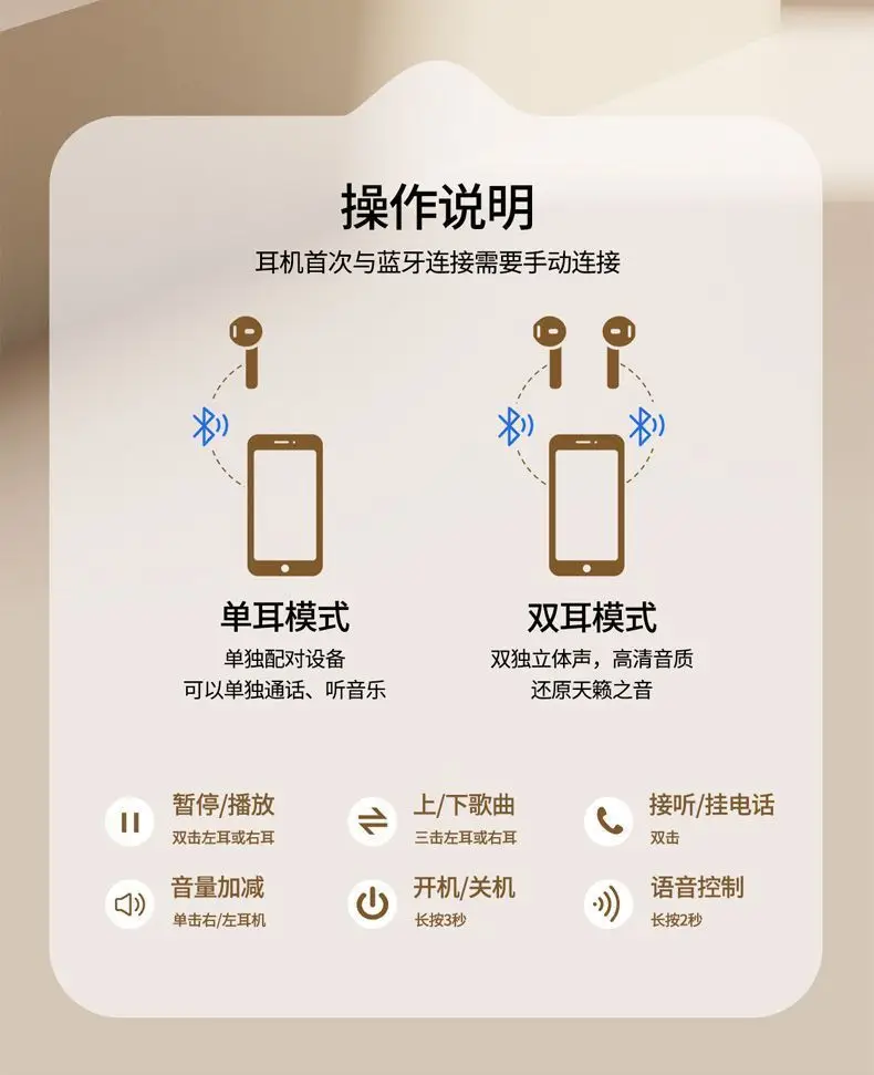 TWS Bluetooth 5.3 Noise-Cancelling Game Headset — feature 13