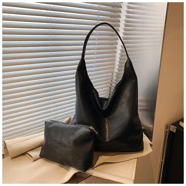 Brown Leather Tote Bag for Women Large Capacity Shoulder Bag — feature 29