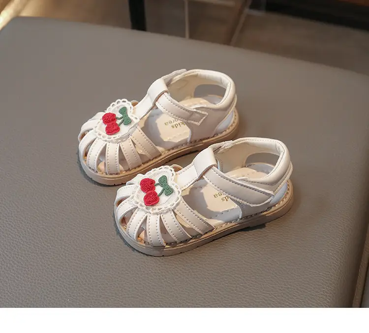 Baby Sandals Women's White Red Flower 2025 — feature 10