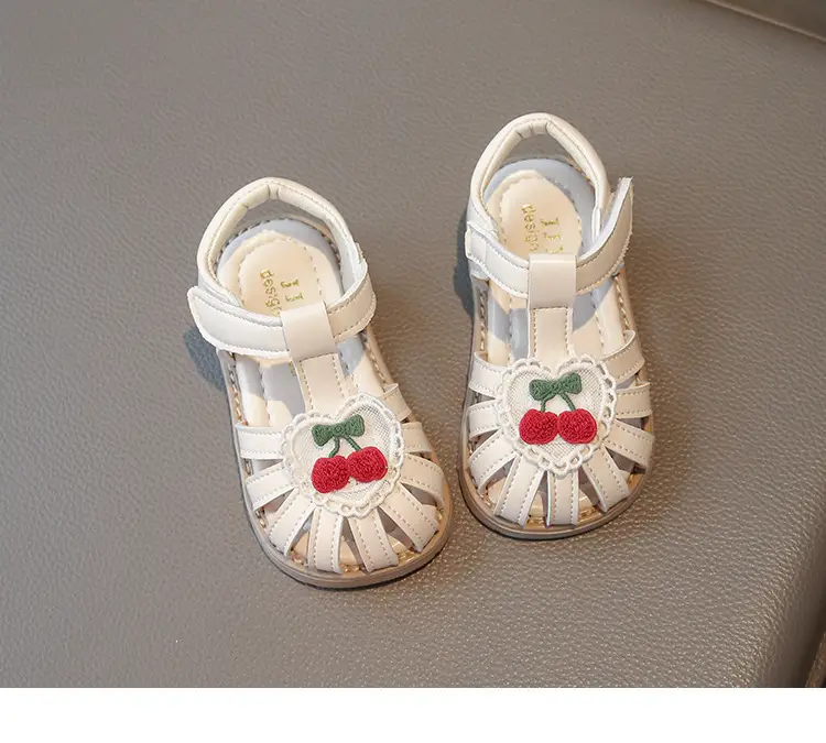Baby Sandals Women's White Red Flower 2025 — feature 11
