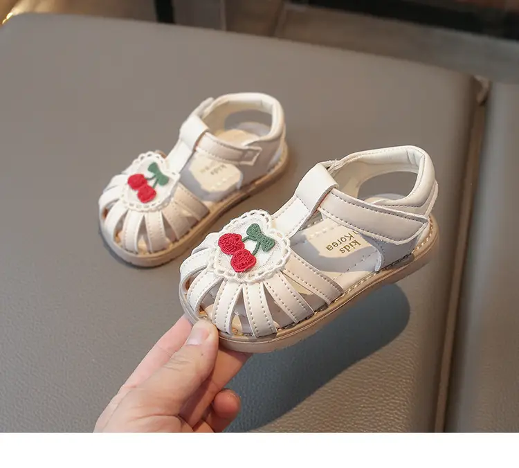Baby Sandals Women's White Red Flower 2025 — feature 12