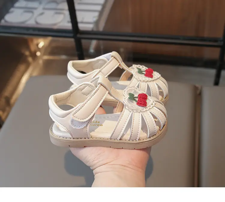 Baby Sandals Women's White Red Flower 2025 — feature 13