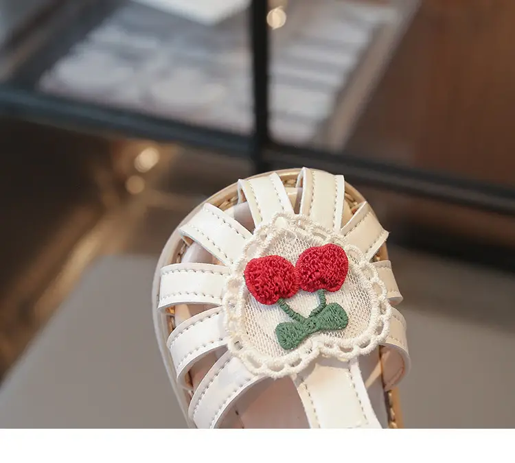 Baby Sandals Women's White Red Flower 2025 — feature 19