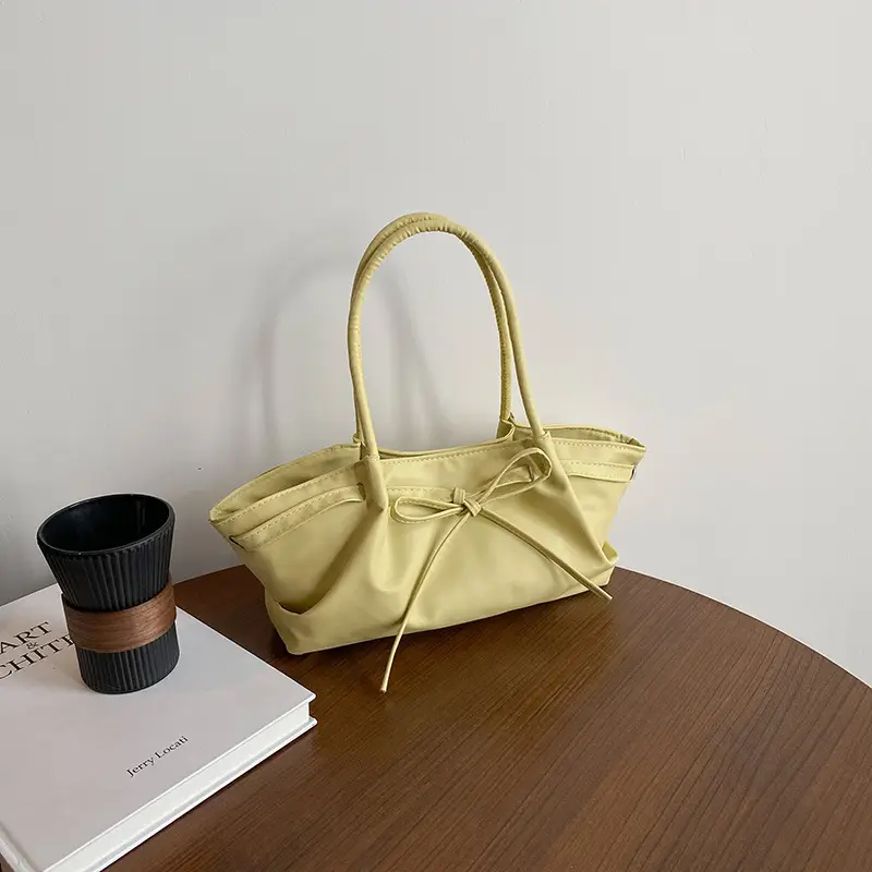 Women's Large Capacity Shoulder Crossbody Bag Yellow - Image 5