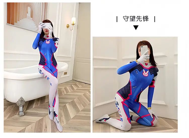 Cross-border Halloween Daji Cos Costume Black Women's Spider-Man Jumpsuit Asika Watch Pioneer Clothes — feature 11