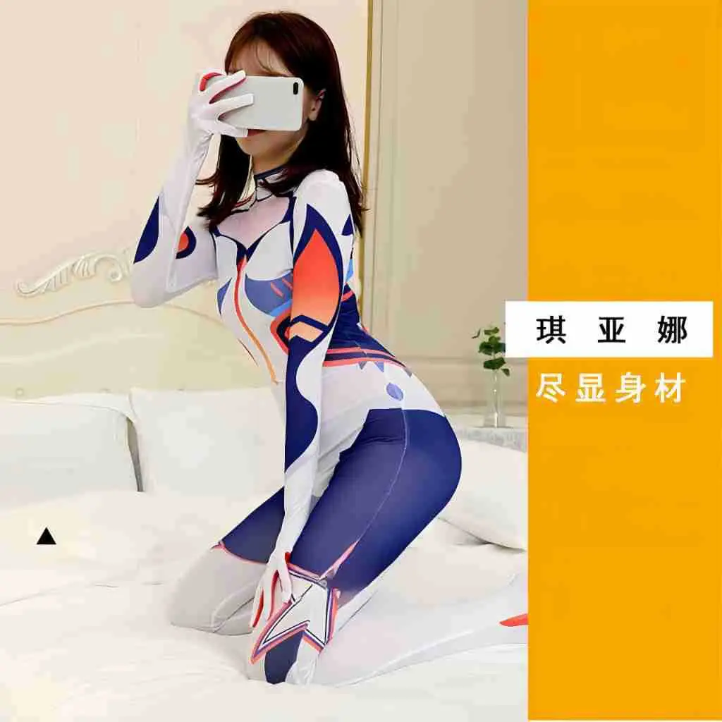 Cross-border Halloween Daji Cos Costume Black Women's Spider-Man Jumpsuit Asika Watch Pioneer Clothes