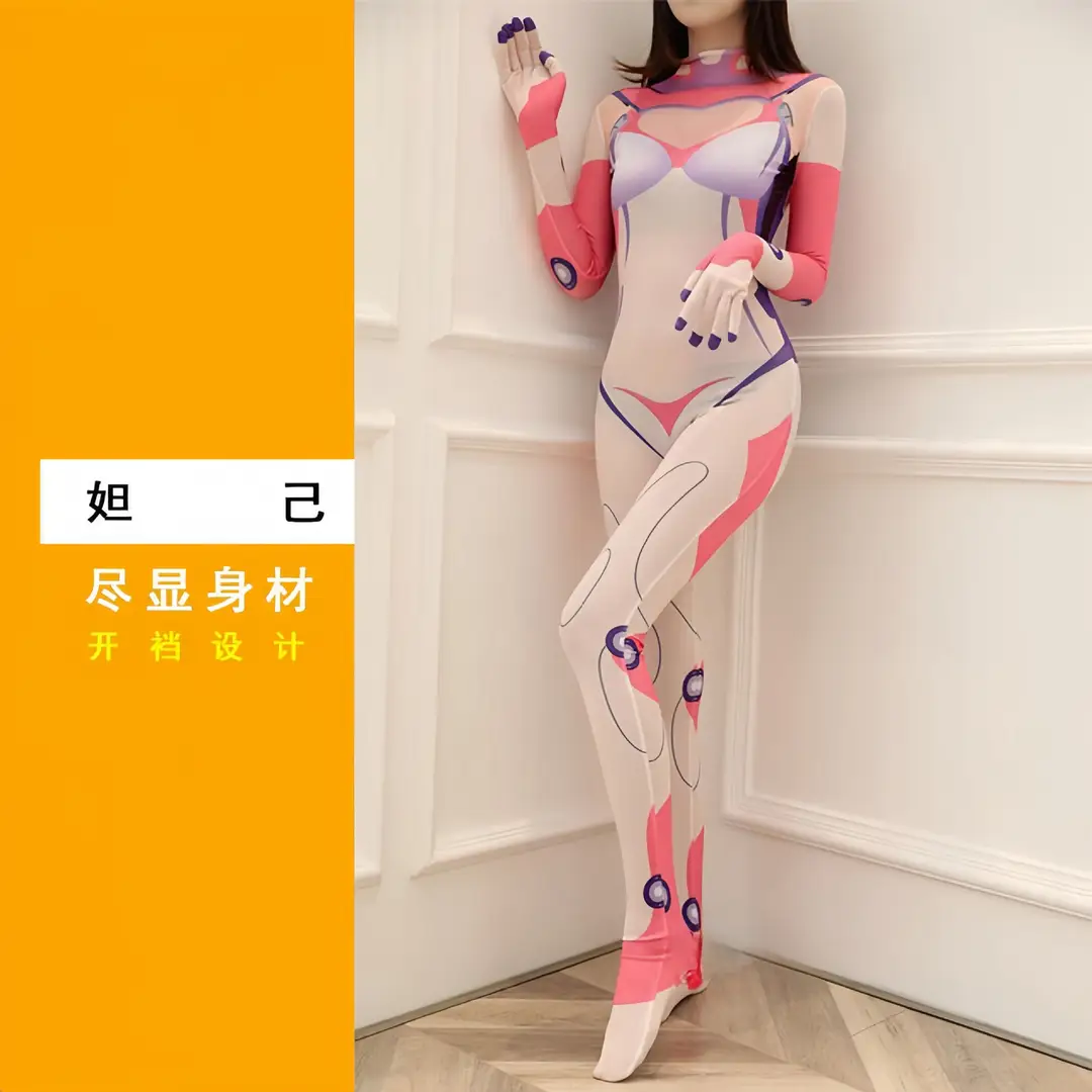 Cross-border Halloween Daji Cos Costume Black Women's Spider-Man Jumpsuit Asika Watch Pioneer Clothes