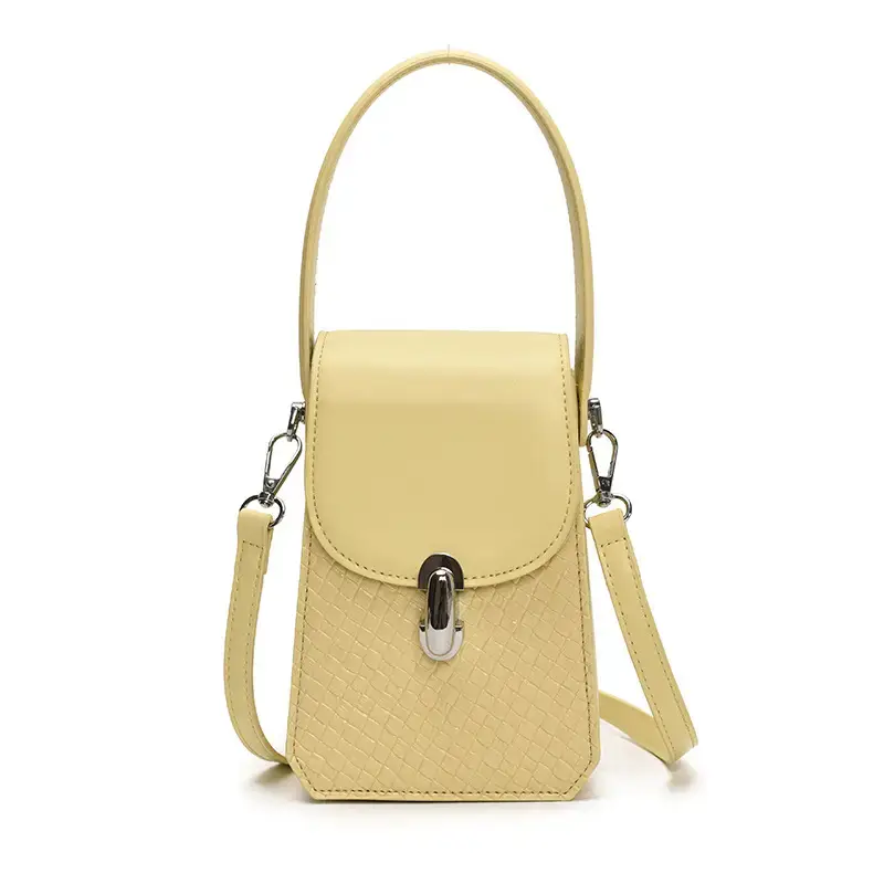 Women's Yellow Braided Shoulder Bag 2025 Spring Summer - Image 4