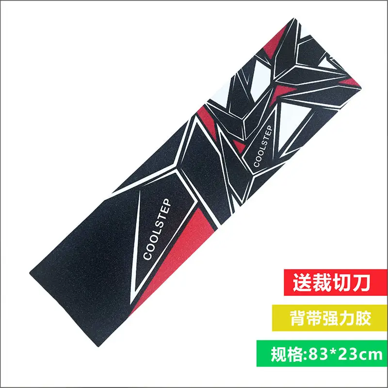 Skateboard double rocker sandpaper professional frosted long board dance board tide brand air hole waterproof professional stick fine sandpaper wear-resistant - Image 7