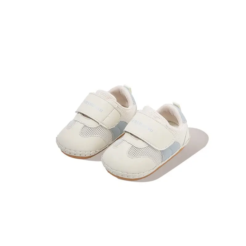 Baby Mesh Shoes for 6-12M, Soft Non-Slip, No Adhesive
