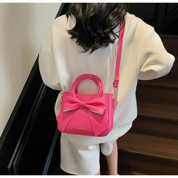 Light Blue Bow Tote Bag for Women Large Capacity Shoulder Bag — feature 39
