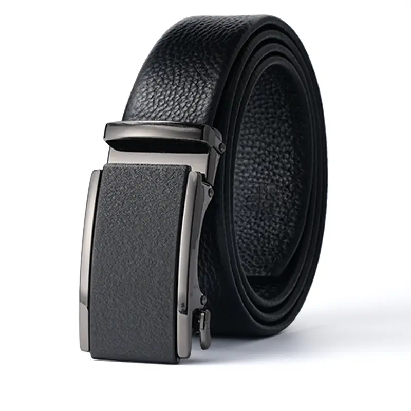 Men's Black Leather Belt Wallet with Tommy Hilfiger Logo - Image 5