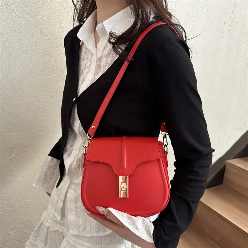 White French Style Saddle Bag for Women 2025 - Image 7