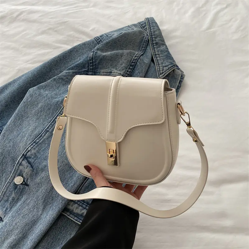 White French Style Saddle Bag for Women 2025 - Image 2