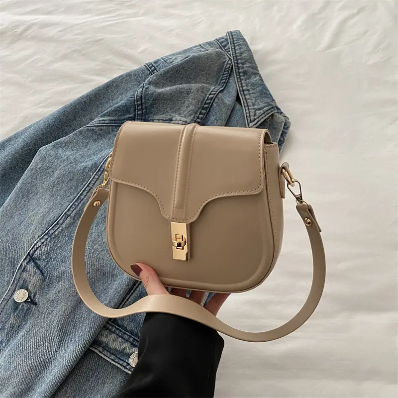 White French Style Saddle Bag for Women 2025 - Image 3