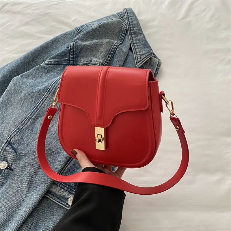 White French Style Saddle Bag for Women 2025 - Image 5