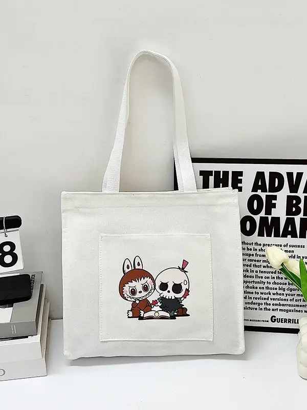 Cute Cartoon Satchel Bag for Women Tan 2025
