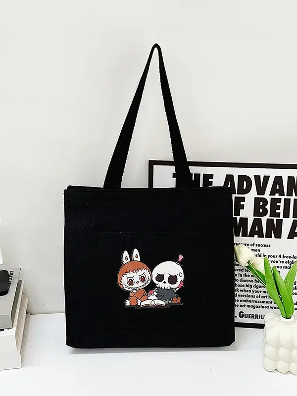 Cute Cartoon Satchel Bag for Women Tan 2025