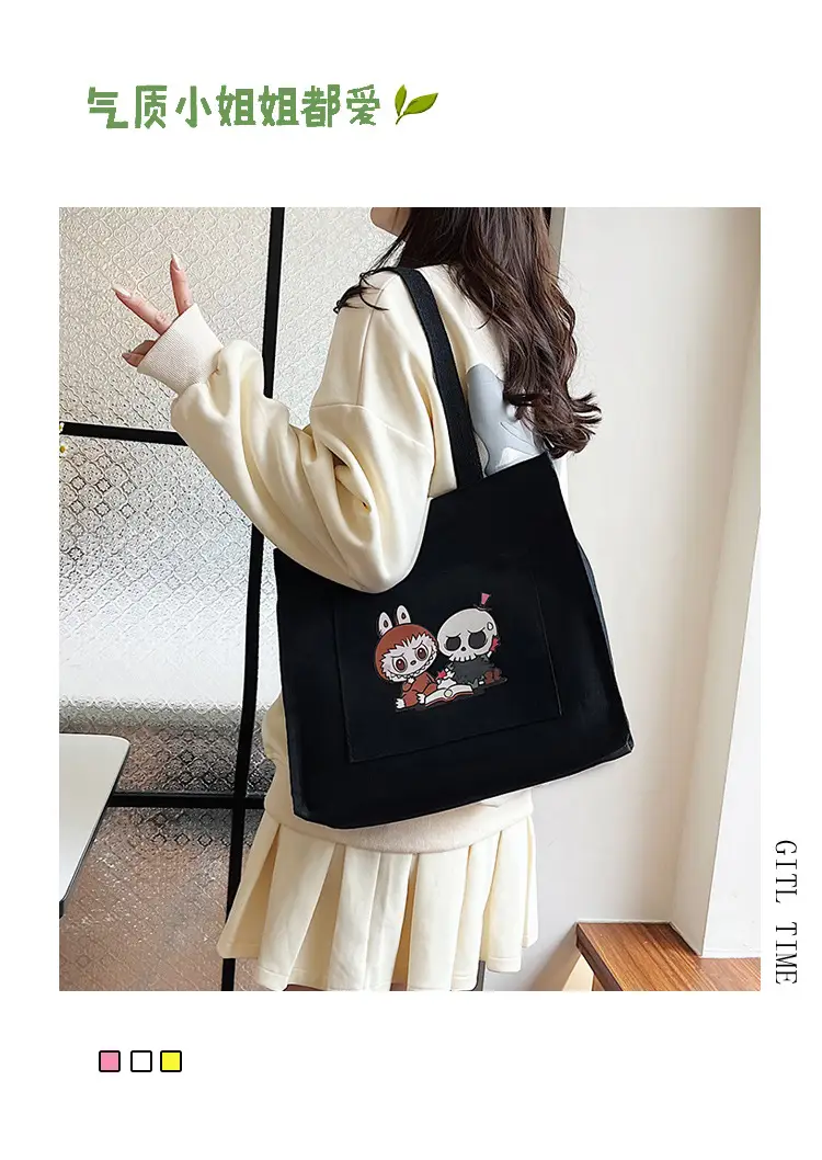 Cute Cartoon Satchel Bag for Women Tan 2025 — feature 26
