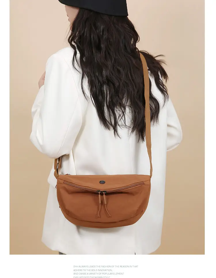 Black Nylon Crossbody Bag for Women Lightweight — feature 19