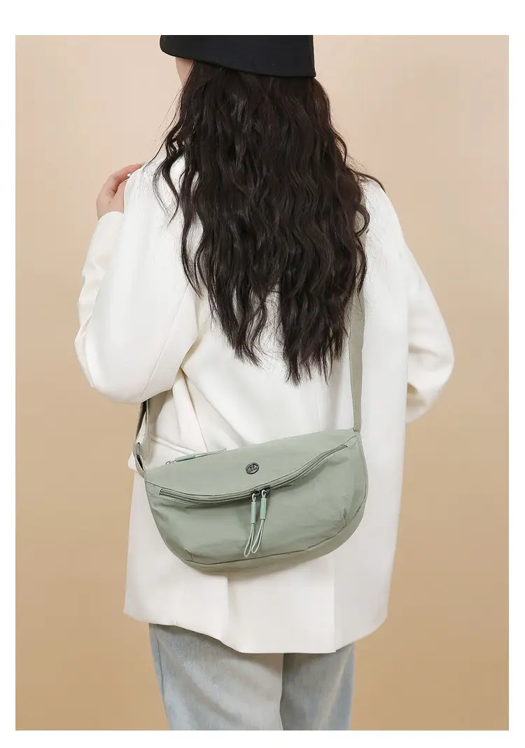 Black Nylon Crossbody Bag for Women Lightweight — feature 23
