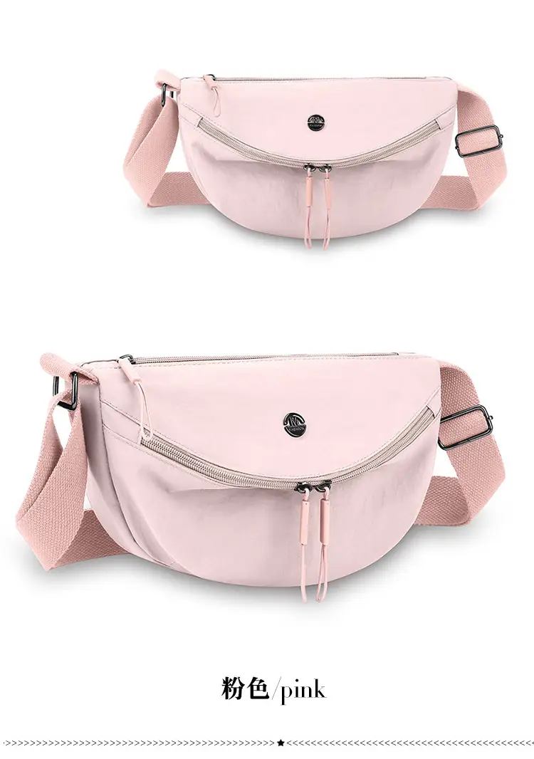Black Nylon Crossbody Bag for Women Lightweight — feature 25