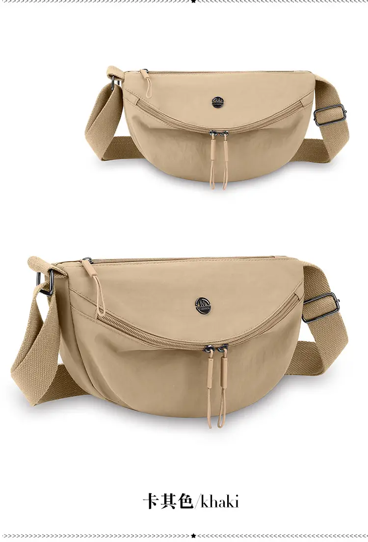 Black Nylon Crossbody Bag for Women Lightweight — feature 28