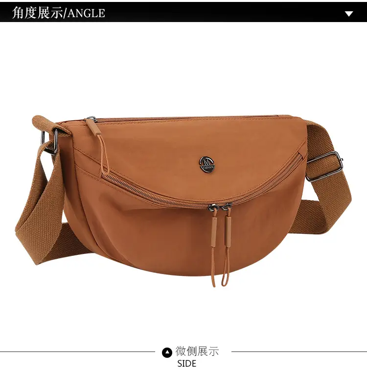 Black Nylon Crossbody Bag for Women Lightweight — feature 29