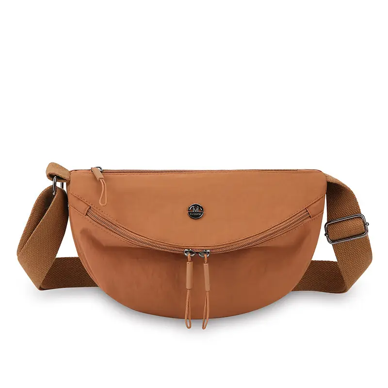 Black Nylon Crossbody Bag for Women Lightweight - Image 2