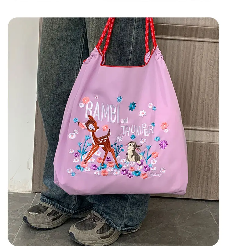 Purple Japanese Embroidered Tote Bag for Summer — feature 16