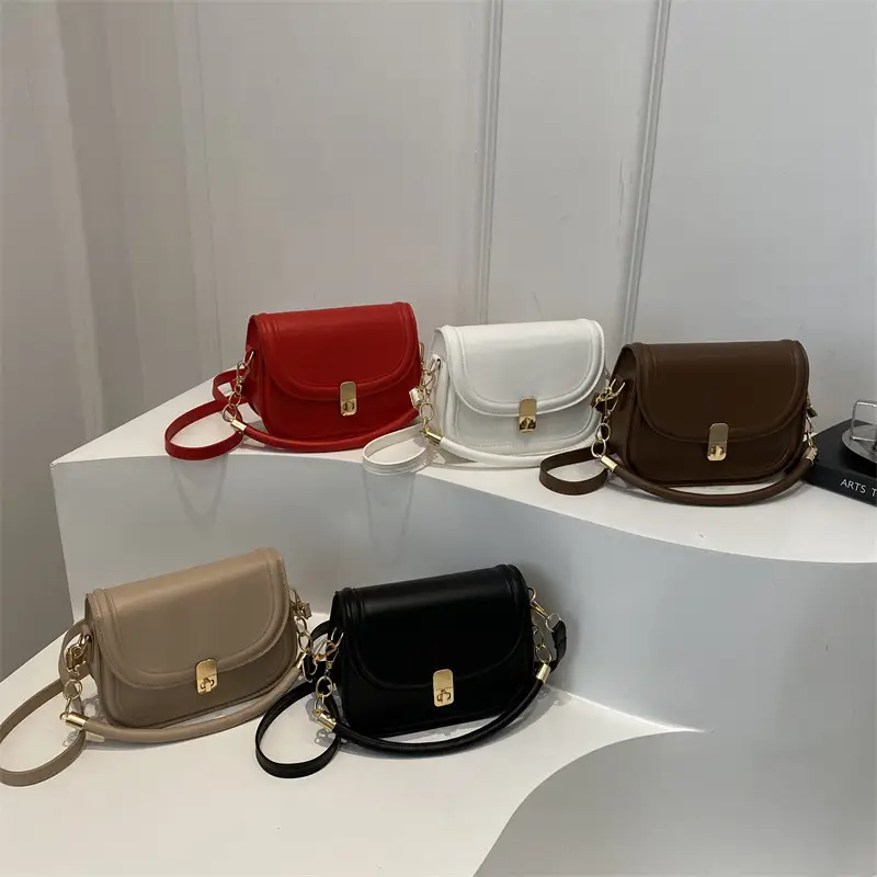Red Korean Style Square Bag for Women 2025 - Image 9