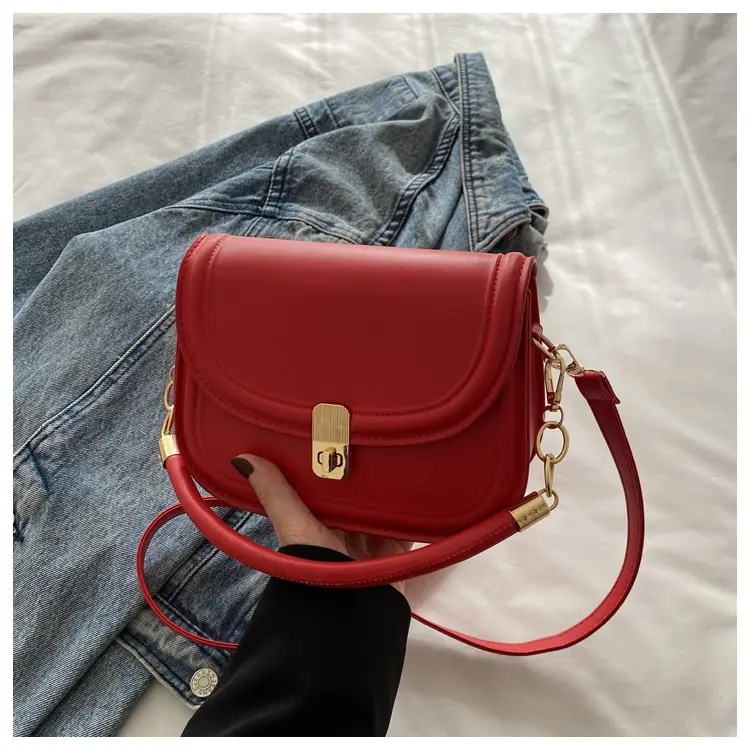 Red Korean Style Square Bag for Women 2025 — feature 27