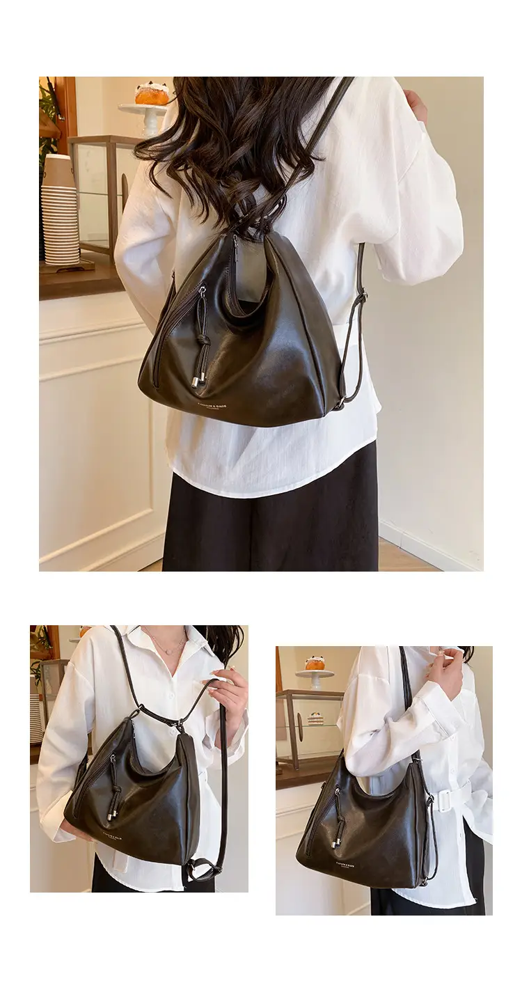 Retro Brown Leather Tote Bag for Women 2026 — feature 9