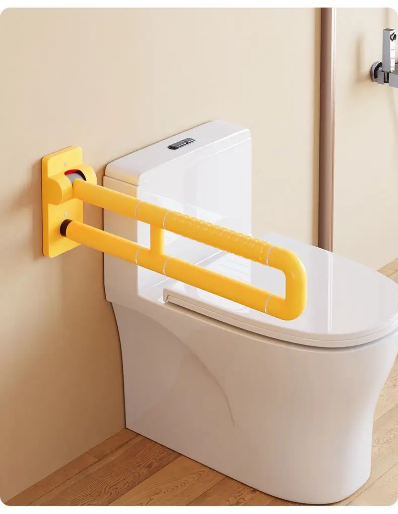 Toilet Toilet Handrail Folding Toilet for the Elderly Toilet Bathroom Safety Barrier-free Non-slip Railing for the Disabled — feature 26