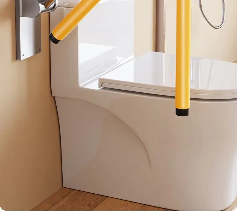Toilet Toilet Handrail Folding Toilet for the Elderly Toilet Bathroom Safety Barrier-free Non-slip Railing for the Disabled — feature 8