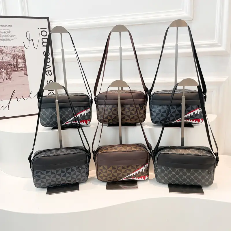 2025 Spring Shoulder Bag with Retro Print & Mobile Cover