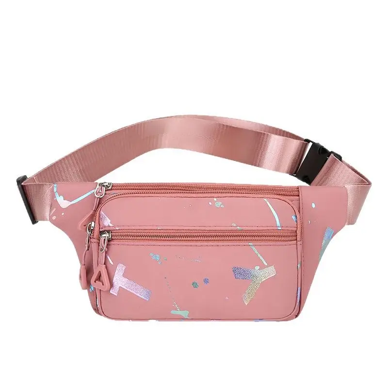 Leather Wallet Bag for Men Women Light Blue Party Print - Image 10