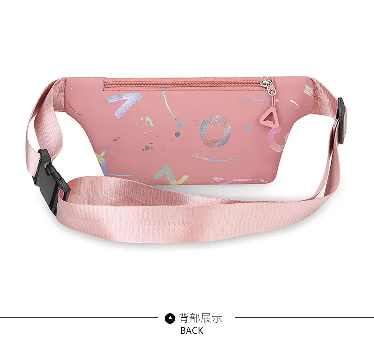 Leather Wallet Bag for Men Women Light Blue Party Print — feature 30