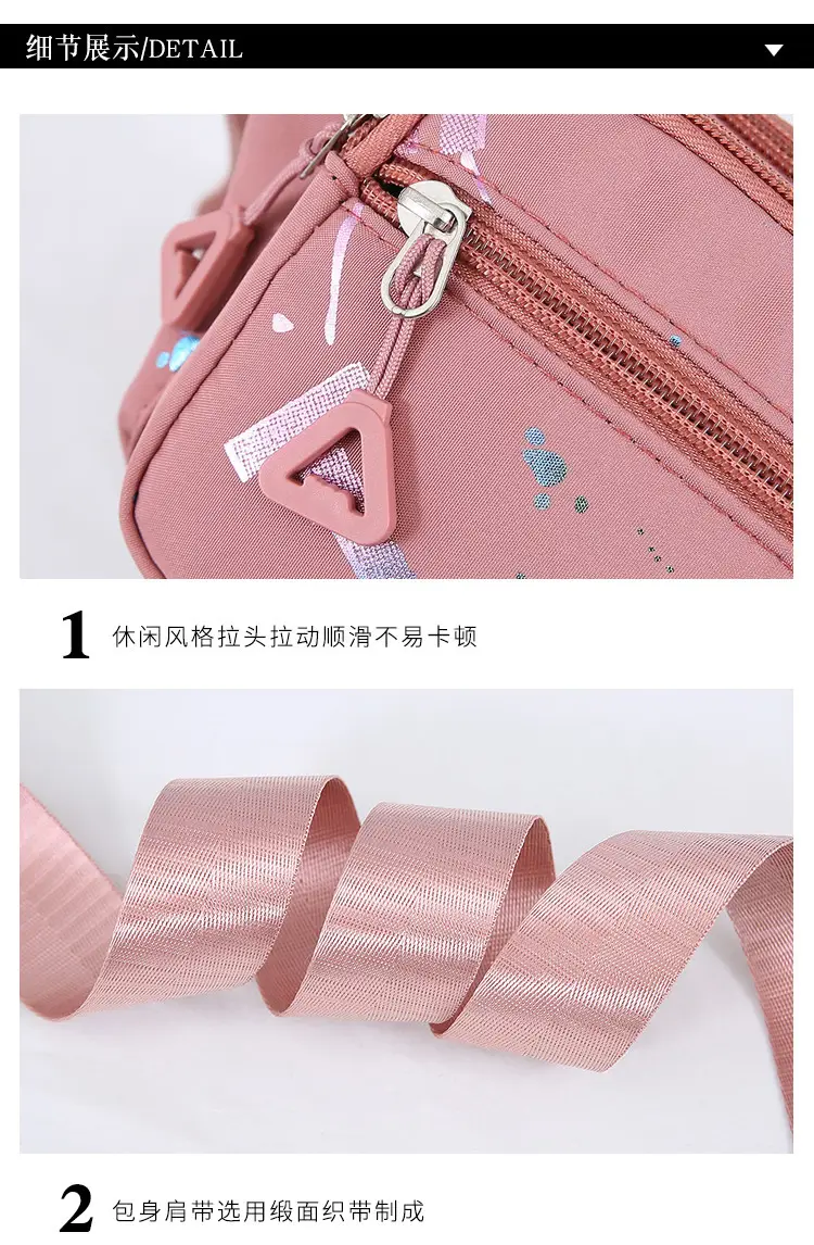 Leather Wallet Bag for Men Women Light Blue Party Print — feature 32